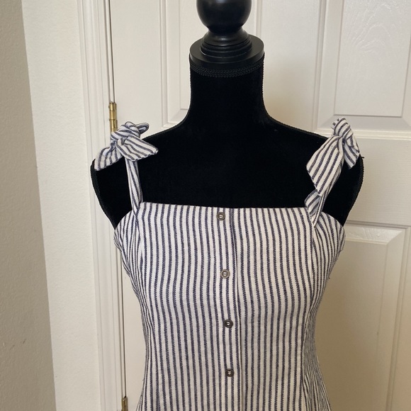 EN CREME stripe dress size large - Picture 3 of 8